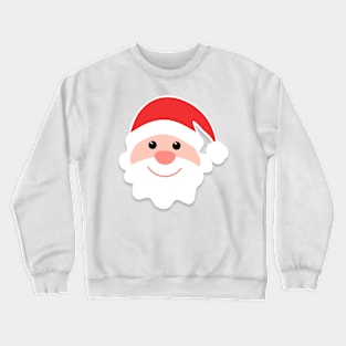 Happy Santa Claus Pattern Crewneck Sweatshirt